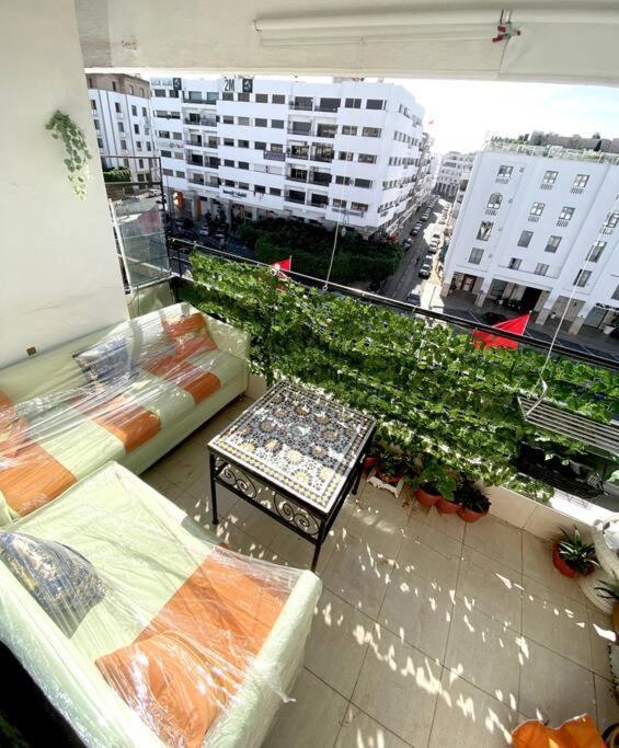 Panoramic View Of Downtown Rabat Apartment Luaran gambar
