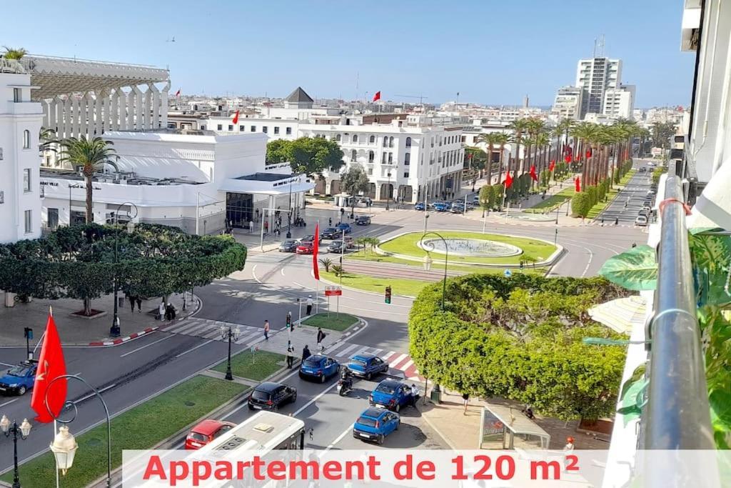Panoramic View Of Downtown Rabat Apartment Luaran gambar