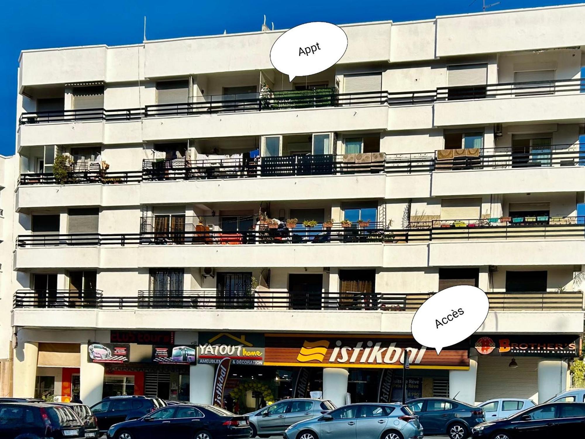 Panoramic View Of Downtown Rabat Apartment Luaran gambar