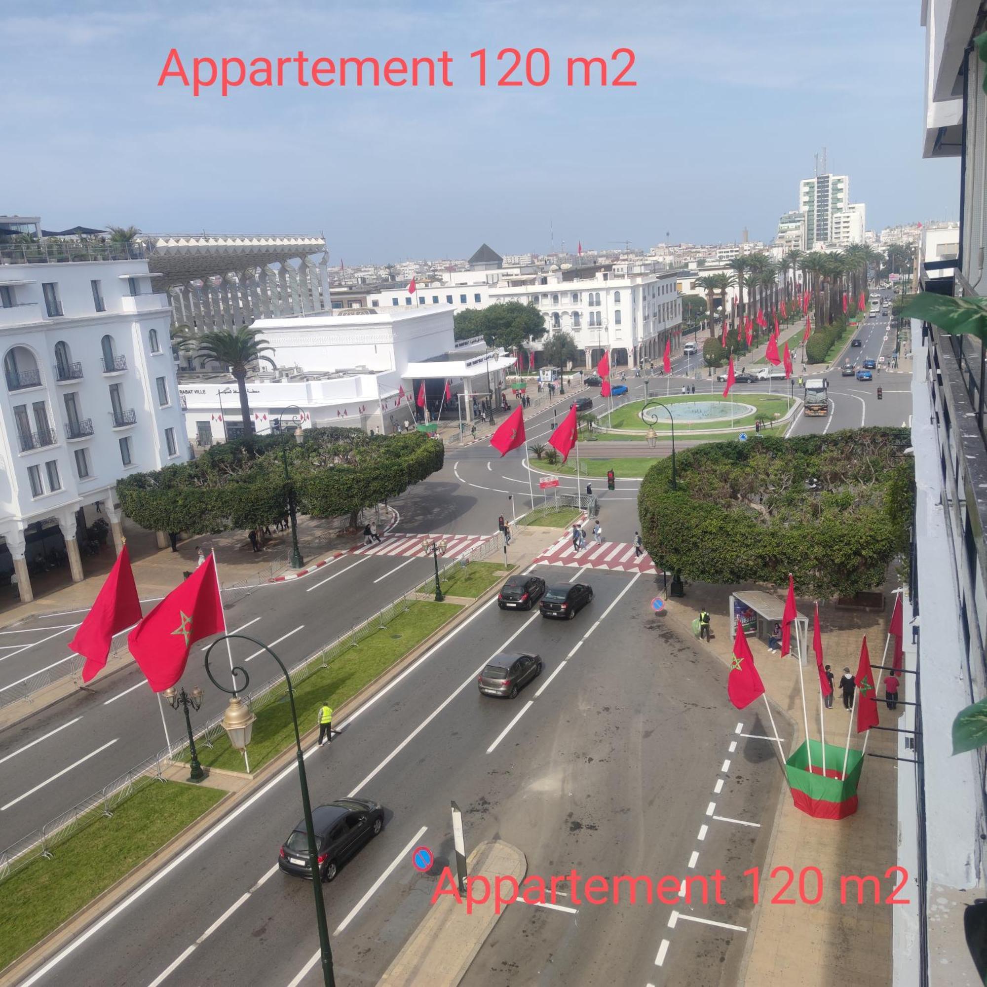 Panoramic View Of Downtown Rabat Apartment Luaran gambar