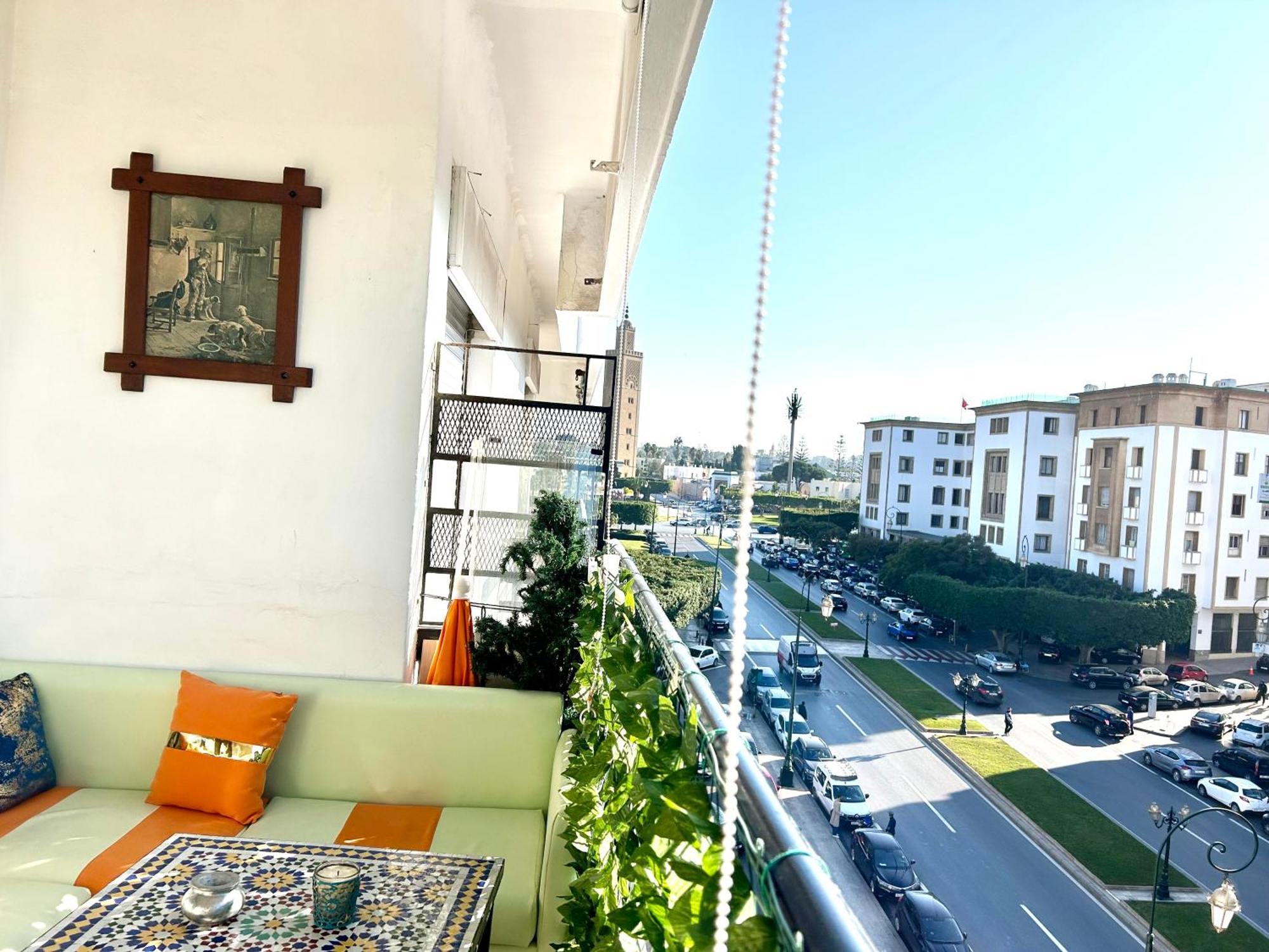 Panoramic View Of Downtown Rabat Apartment Luaran gambar