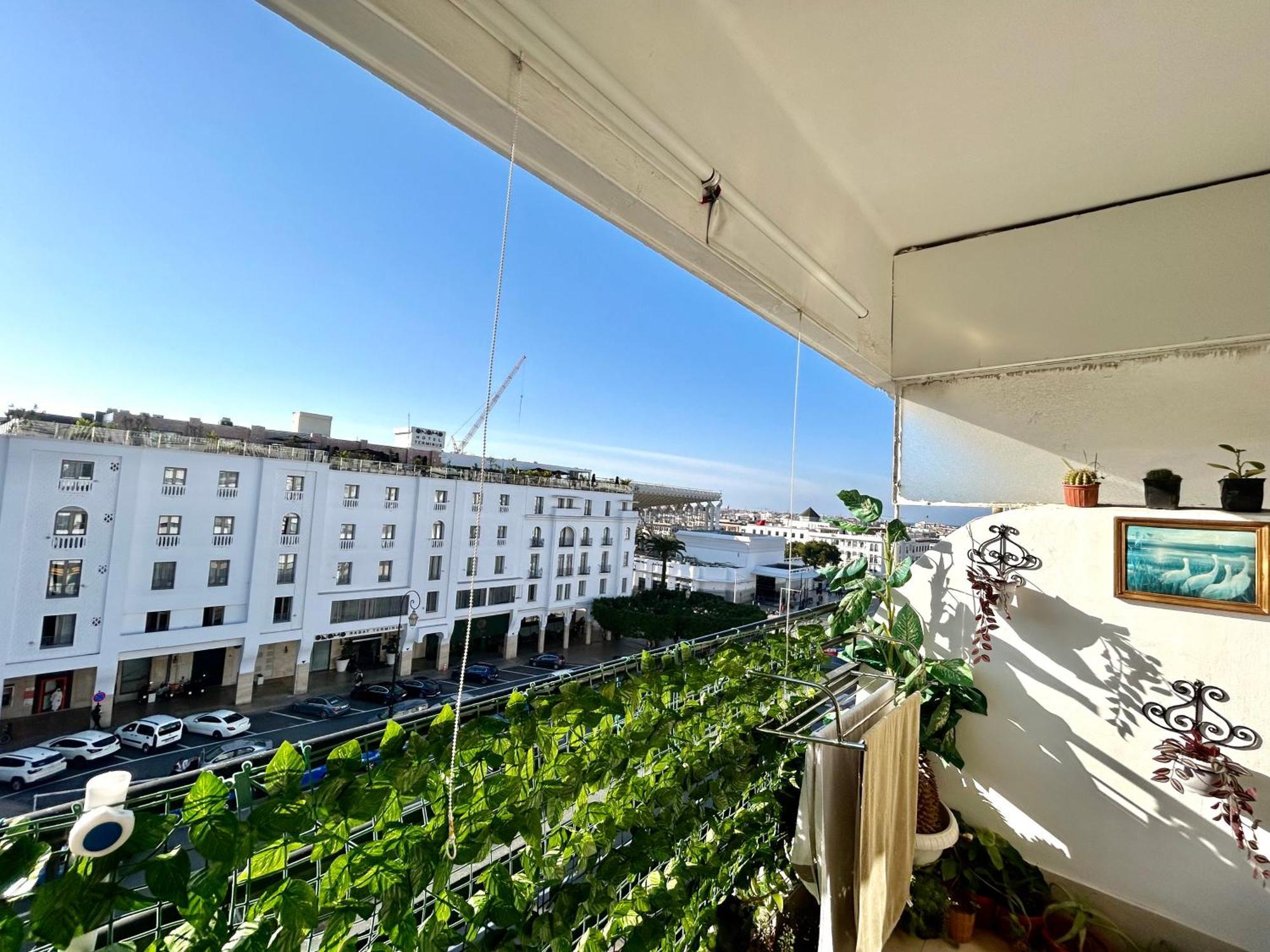 Panoramic View Of Downtown Rabat Apartment Luaran gambar