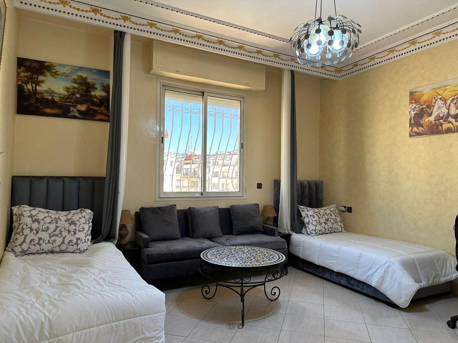 Panoramic View Of Downtown Rabat Apartment Luaran gambar