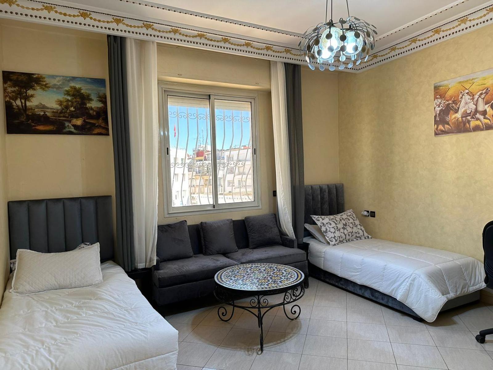 Panoramic View Of Downtown Rabat Apartment Luaran gambar